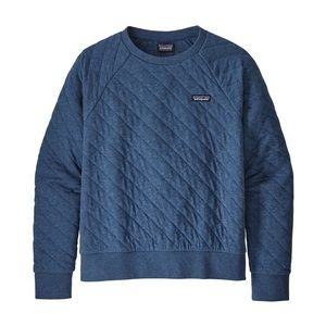 Patagonia Women's Cotton Quilt Crew Navy